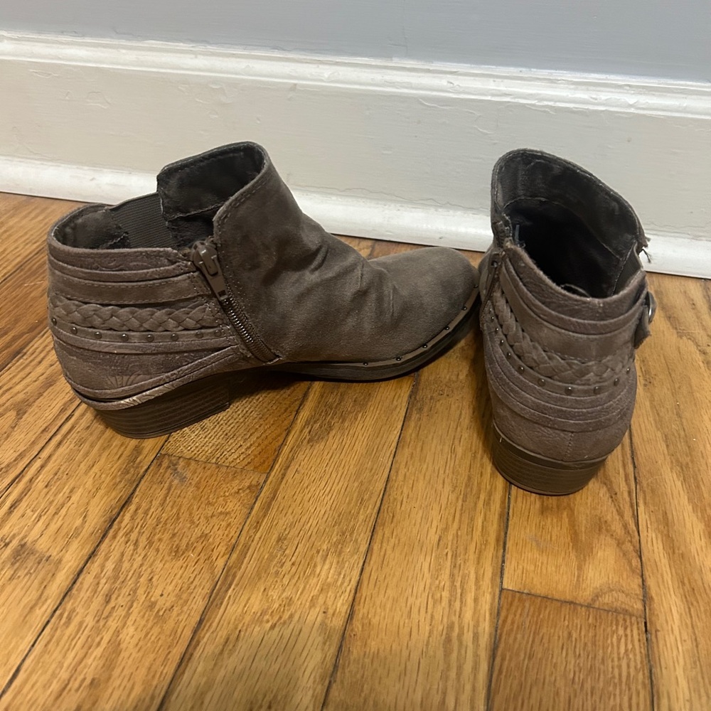 Maurices Taupe Ankle Booties
